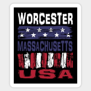 Worcester Massachusetts USA T-Shirt Sticker